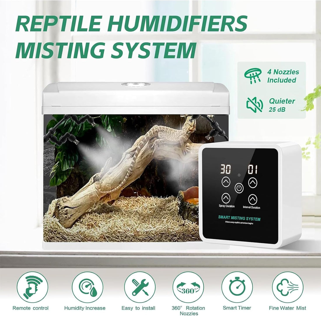 Reptile Mister, Reptile Humidifiers Misting System Automatic