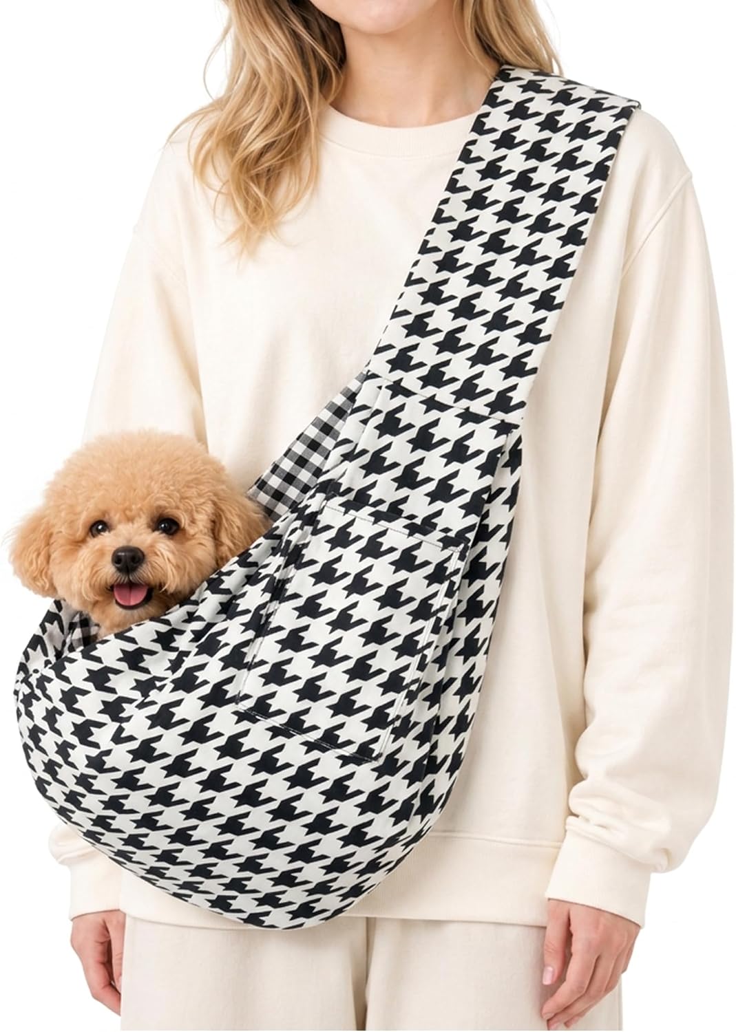 Dog Sling Carrier for Small Dogs and Cats 5–16 lbs