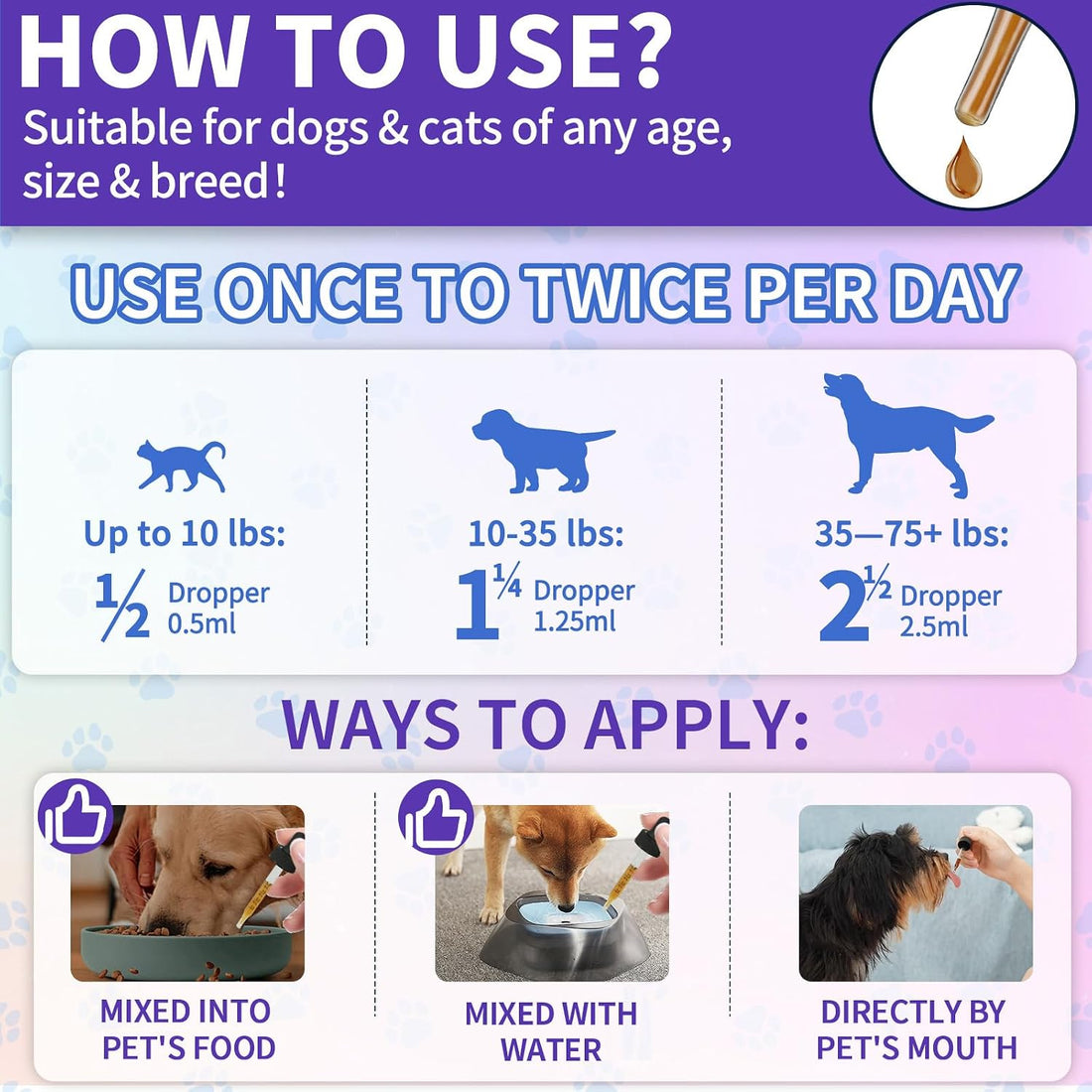 WEALLIN Flea and Tick Support for Dogs and Cats with Multivitamin 60ml
