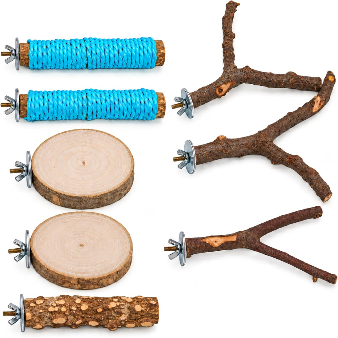 4-Tier Bird Playground and Perch Stand for Small to Medium Birds