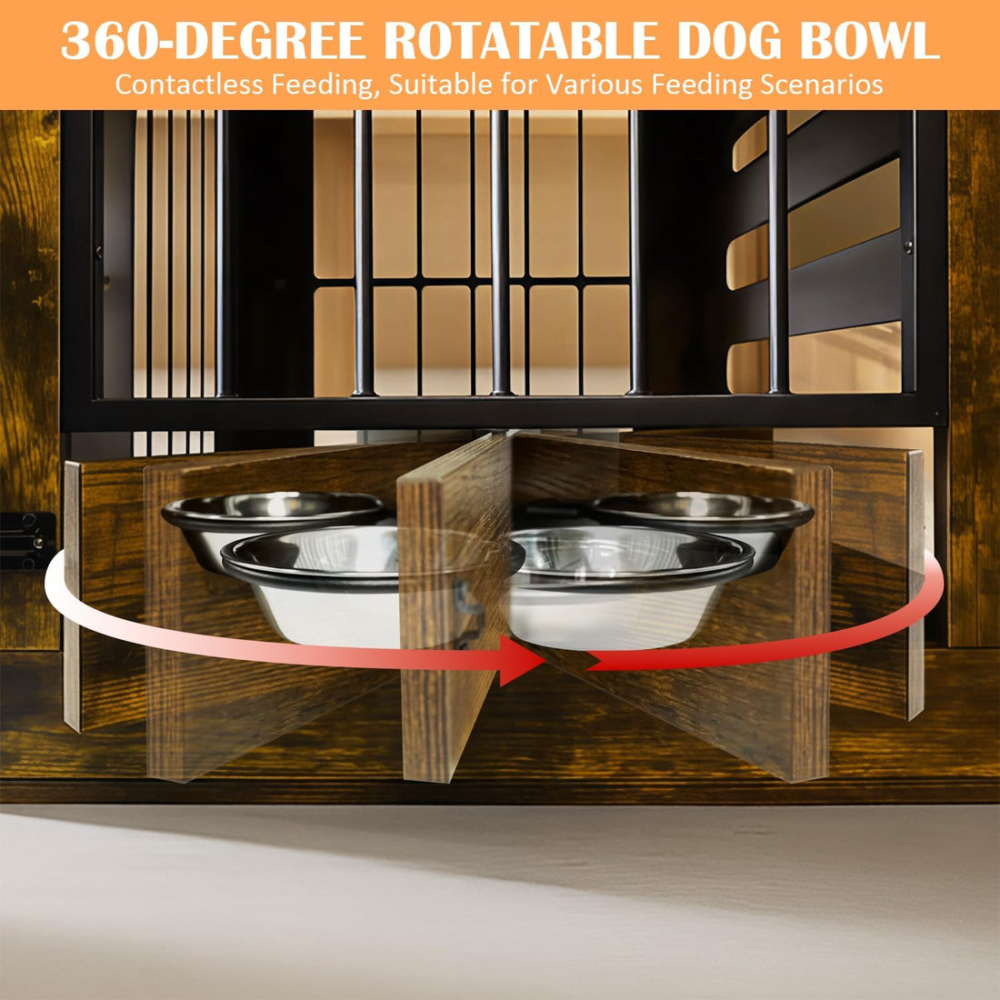 32 Inch Dog Crate Furniture for Small Medium Dogs