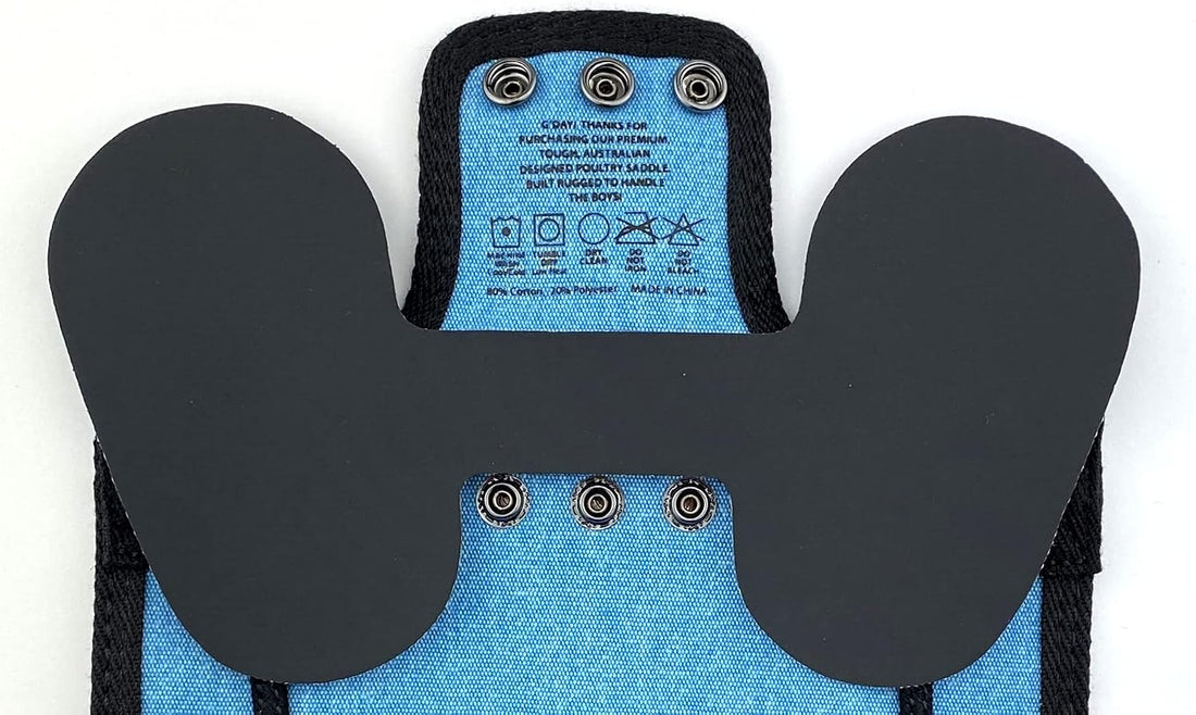 DOWN UNDER OUTDOORS 4 Pack Medium-Large Saddles with Adjustable Straps