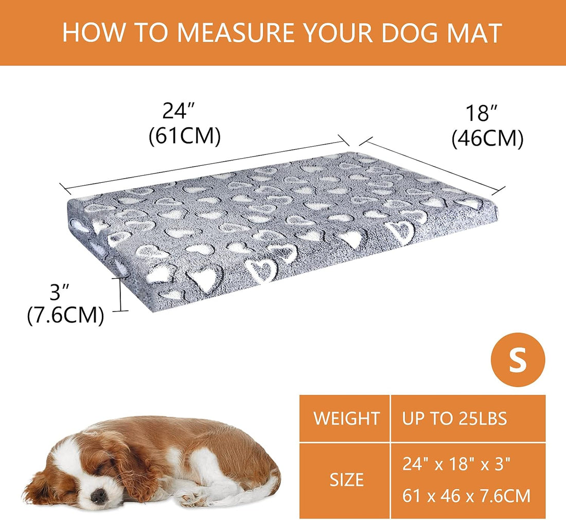 VANKEAN Reversible Cool and Warm Dog Bed Mat for Crates