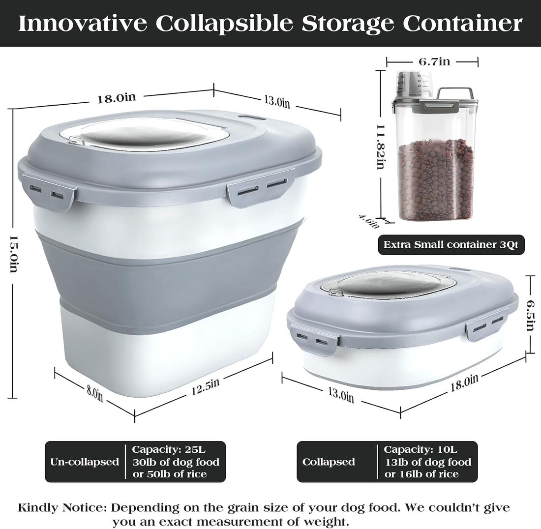 TIOVERY Dog Food Storage Container