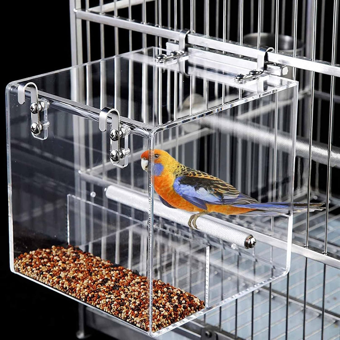No Mess Bird Feeder for Cage
