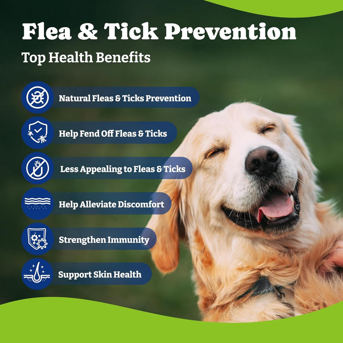 YoYoBay Flea & Tick Prevention for Dogs Chewables