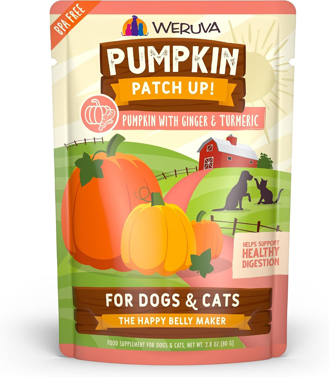 Weruva Pumpkin Patch Up! Pumpkin Pouches for Dogs & Cats