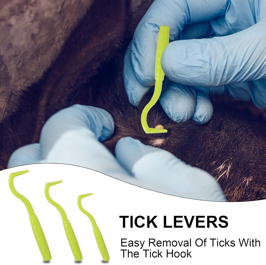 Tick Removal Tool Kit 8-in-1 with Storage Box for Dogs and Cats