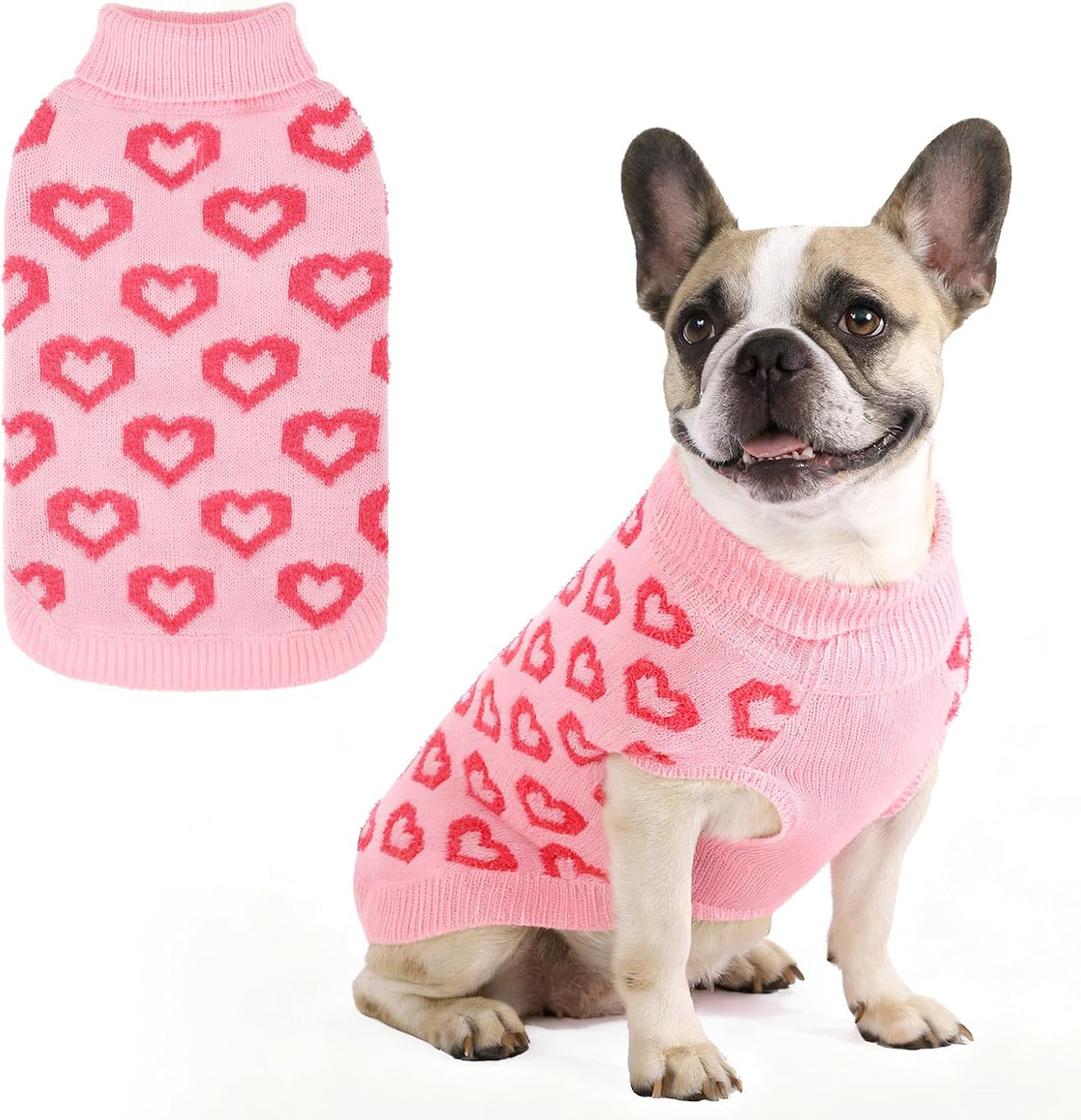 KOOLTAIL Small Dog Sweater, Fall Dog Sweater with Autumn Maple Leaf