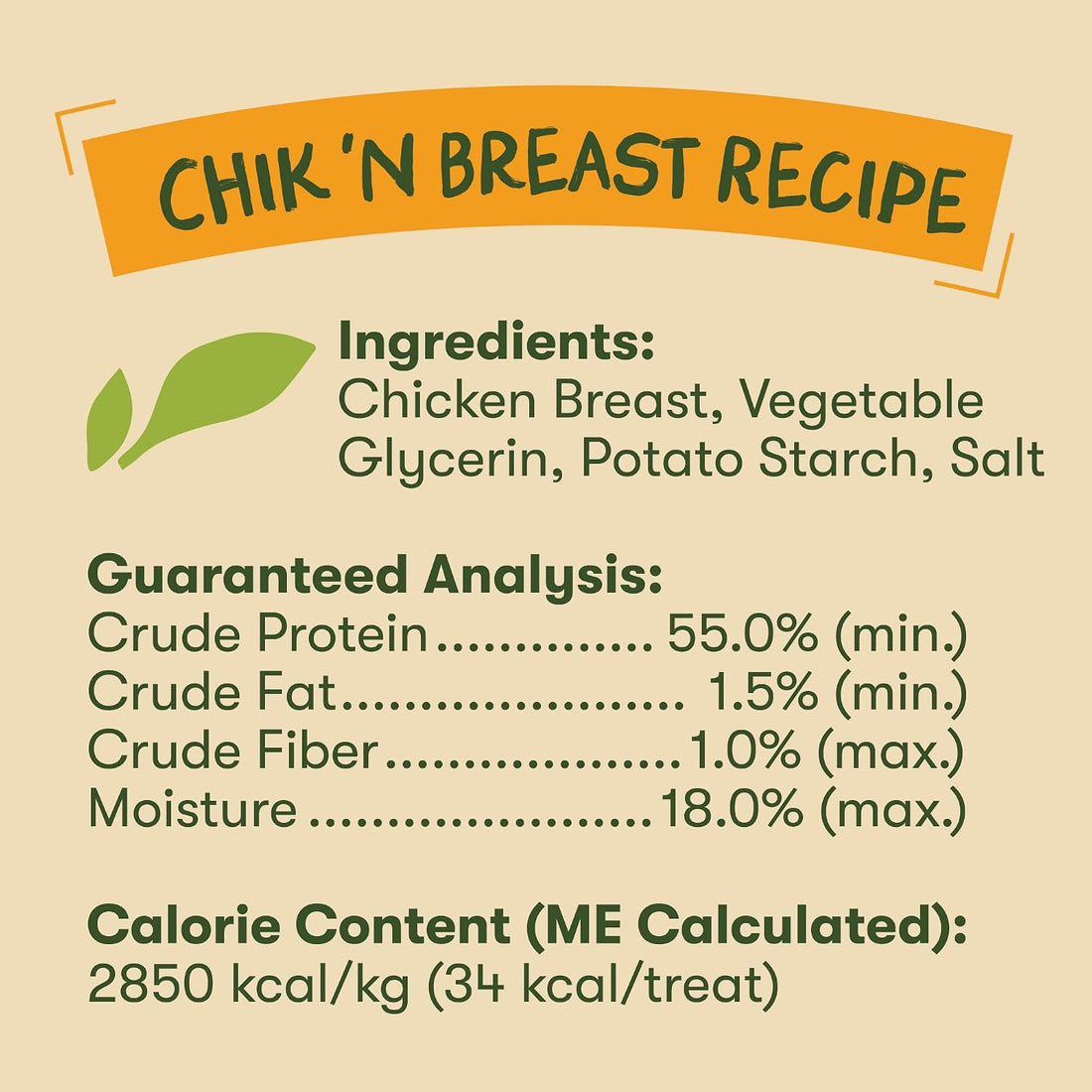 Pet 'n Shape Chik 'n Breast Jerky Dog Treats - 1 Pound