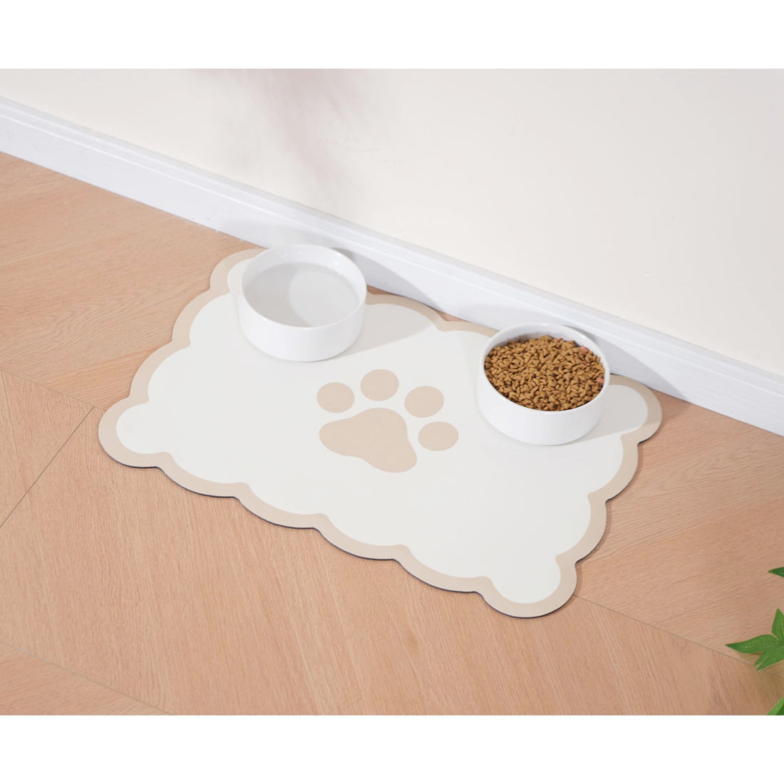 Ralxion Scalloped Dog Feeding Mat