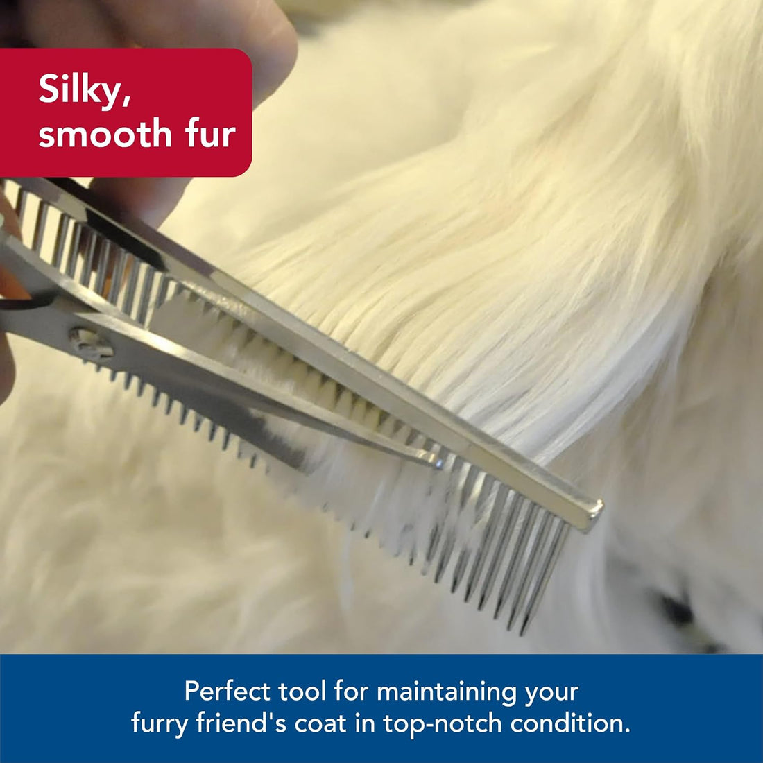 Coastal Pet Safari Dog Grooming Comb for Fine Coats, 4 1/2"