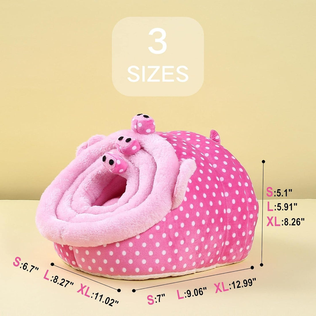 JanYoo Animal Bed Guinea Pig Accessories Cage Habitat Toy Hideout
