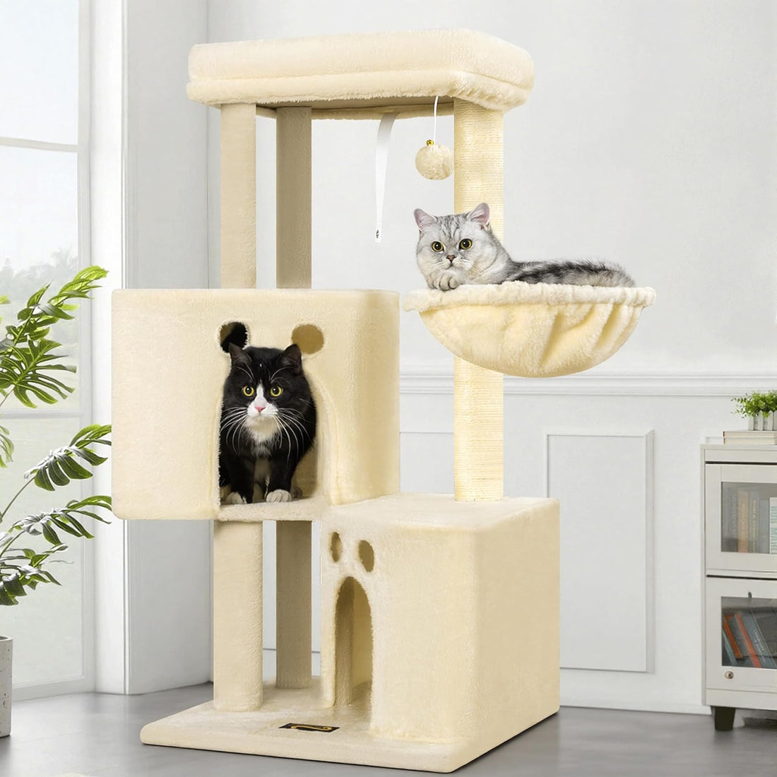 Heavy Duty Large Cat Tree Tower, Extra Wide Cat Scratching Posts