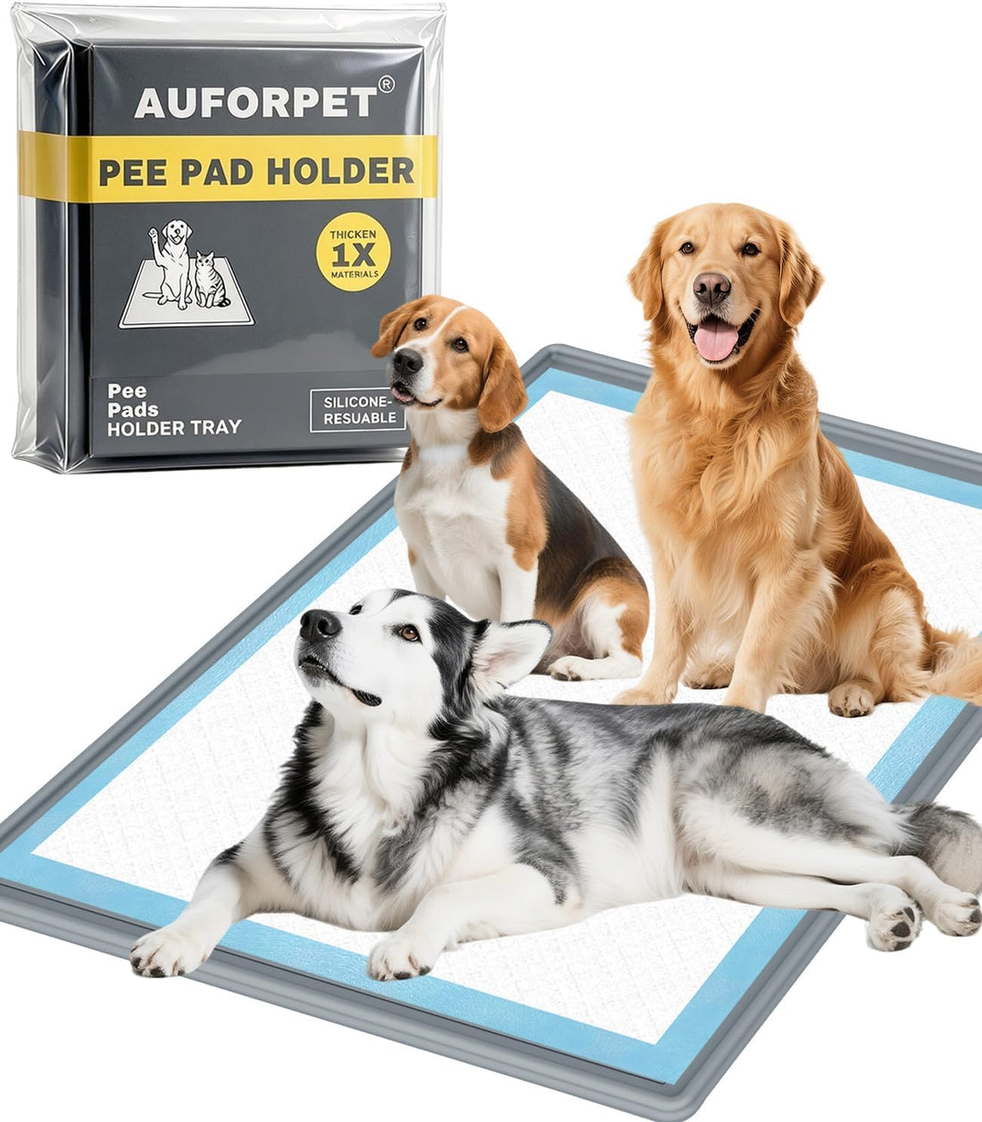 Dog Pee Pad Holder Tray, Fits for 22"x22"