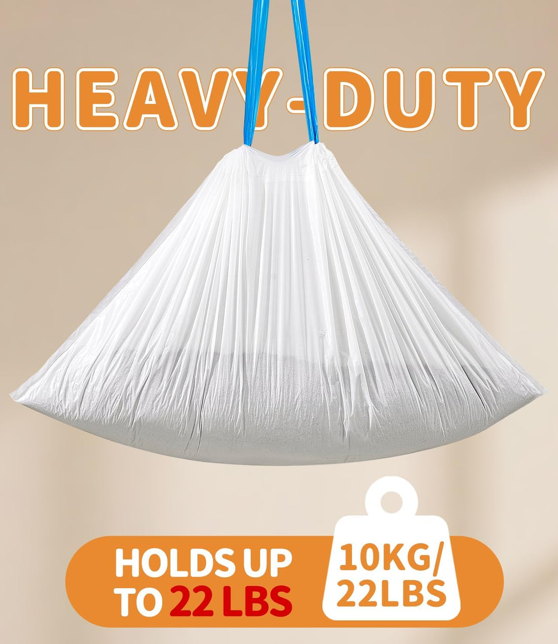 120 Count Cat Litter Bags Compatible with Automatic Litter Box Robot