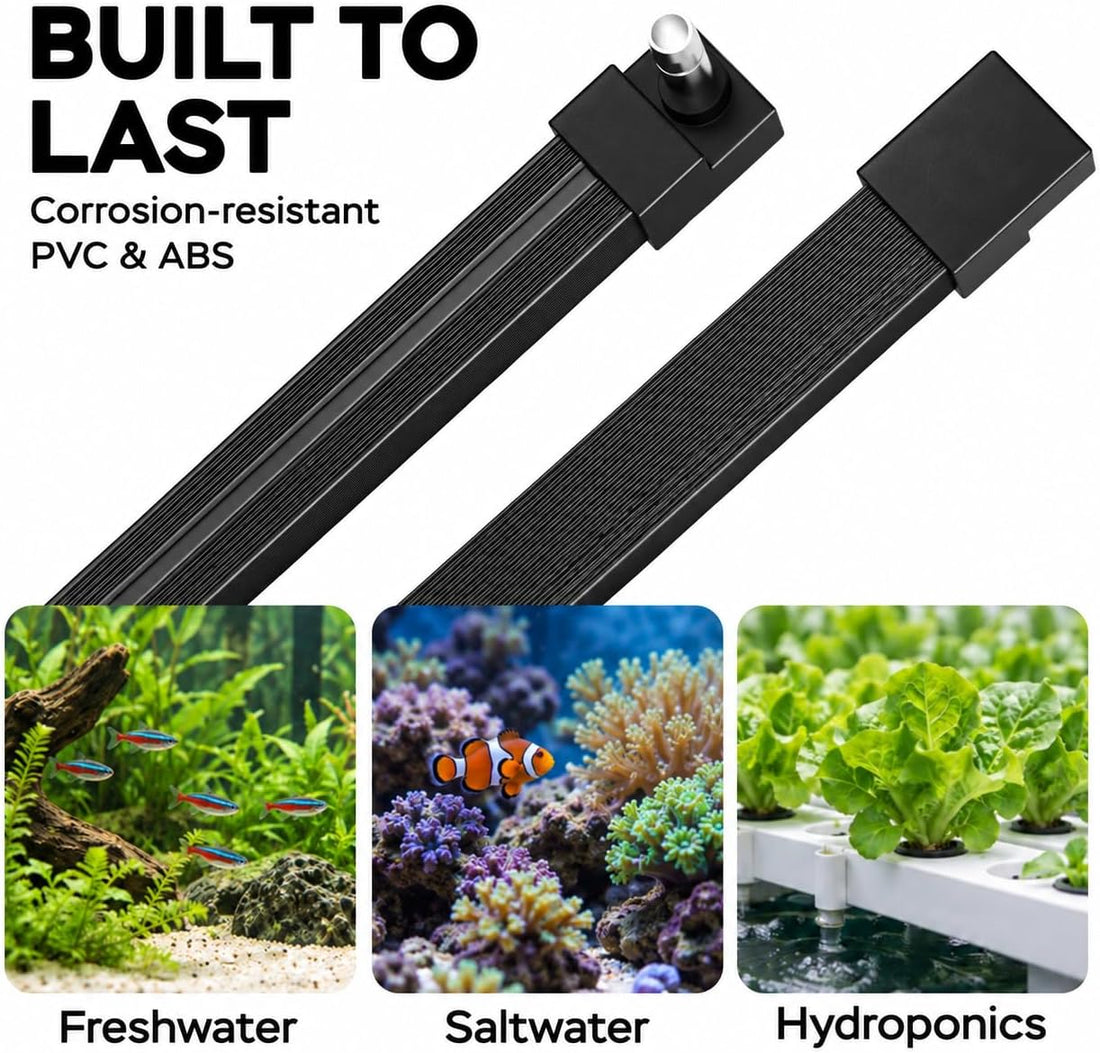 Fish Tank Bubble Strip, Aquarium Air Stone Bar with Fine Bubbles