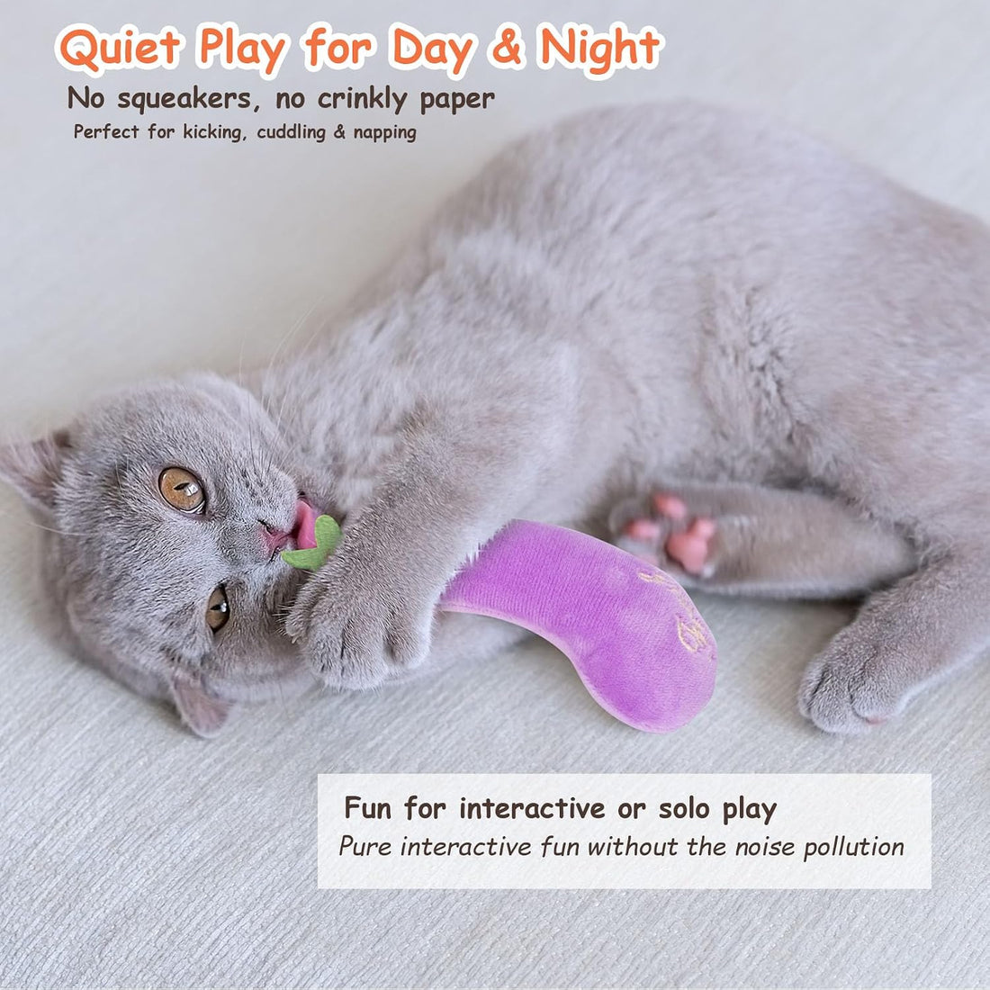 ETEKYER Catnip Cat Toys, 5 Pack