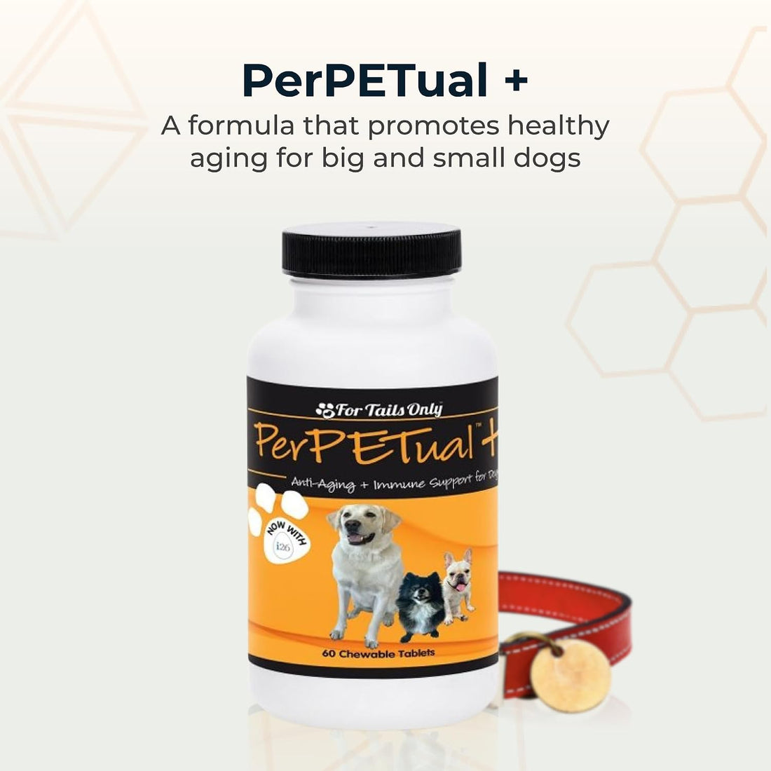 Youngevity Perpetual Plus Dog Supplement for Healthy Aging, 60 Tablets