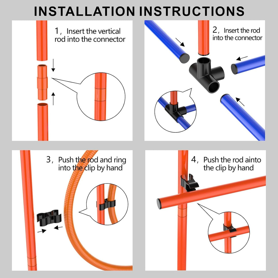 Dog Agility Set, Jump Ring, Jump Poles, Pause Box & Bag