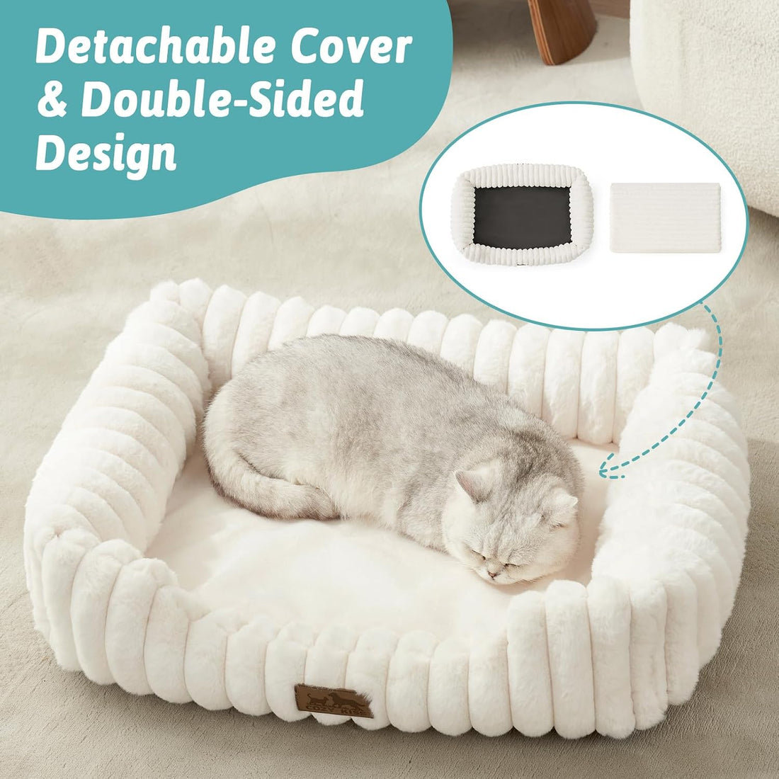 Orthopedic Dog Bed for Small Dogs & Cats