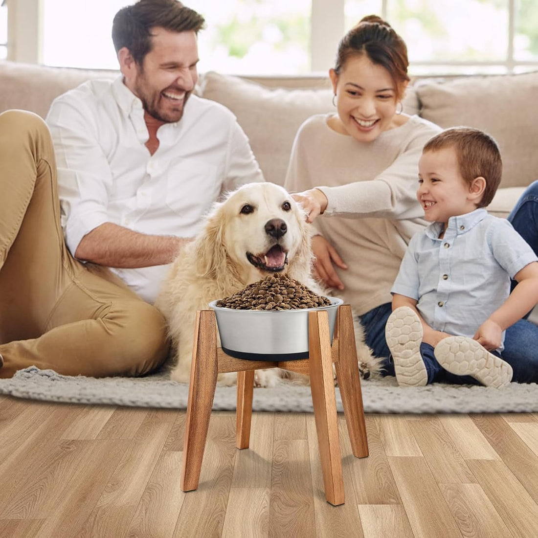 Elevated Dog Bowl Stand for Medium & Large Dogs