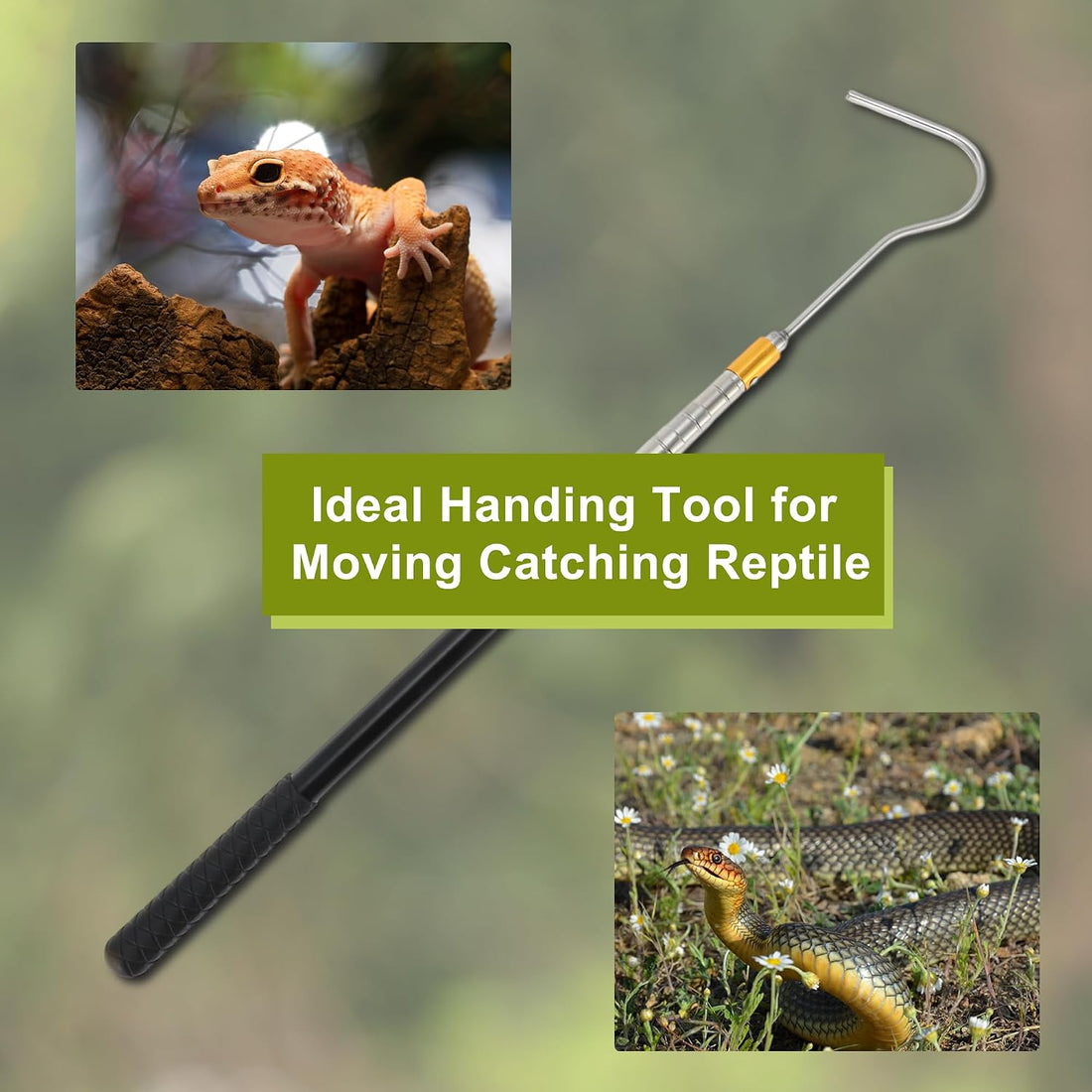 52" Snake Hook, Retractable Snake Catcher, Snake Stick