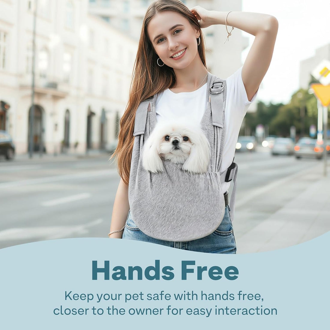 Supet Dog Sling Carrier for Small Pet