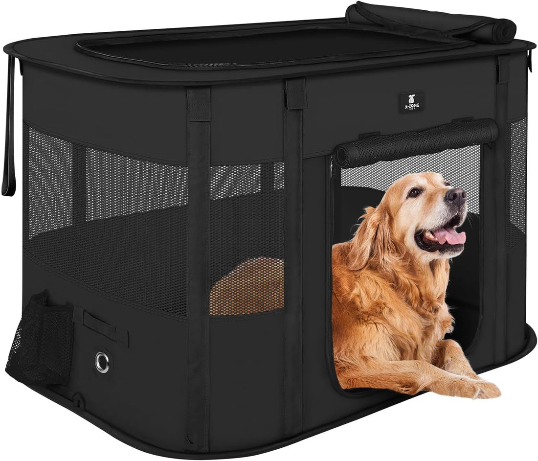 X-ZONE PET Dog Playpen, Puppy Cat Play Pen Portable Foldable