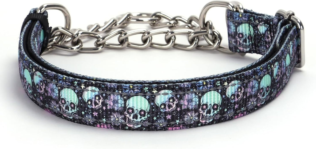 Choke Collar for Dogs,Chain Martingale Dog Training Pulling Collar