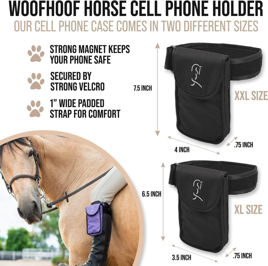 Woofhoof Equestrian Cell Phone Holder