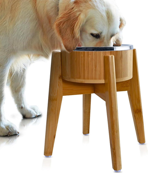 Elevated Dog Bowls for Large Breed - Raised Food/Water Bowl with Stand