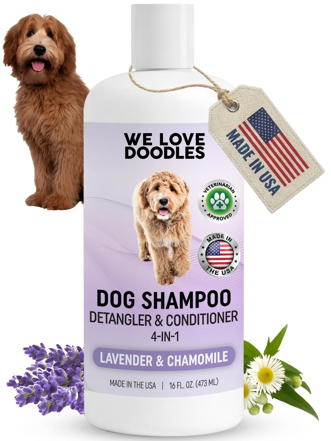 4-in-1 Dog Shampoo Dog Shampoo, Conditioner & Detangler