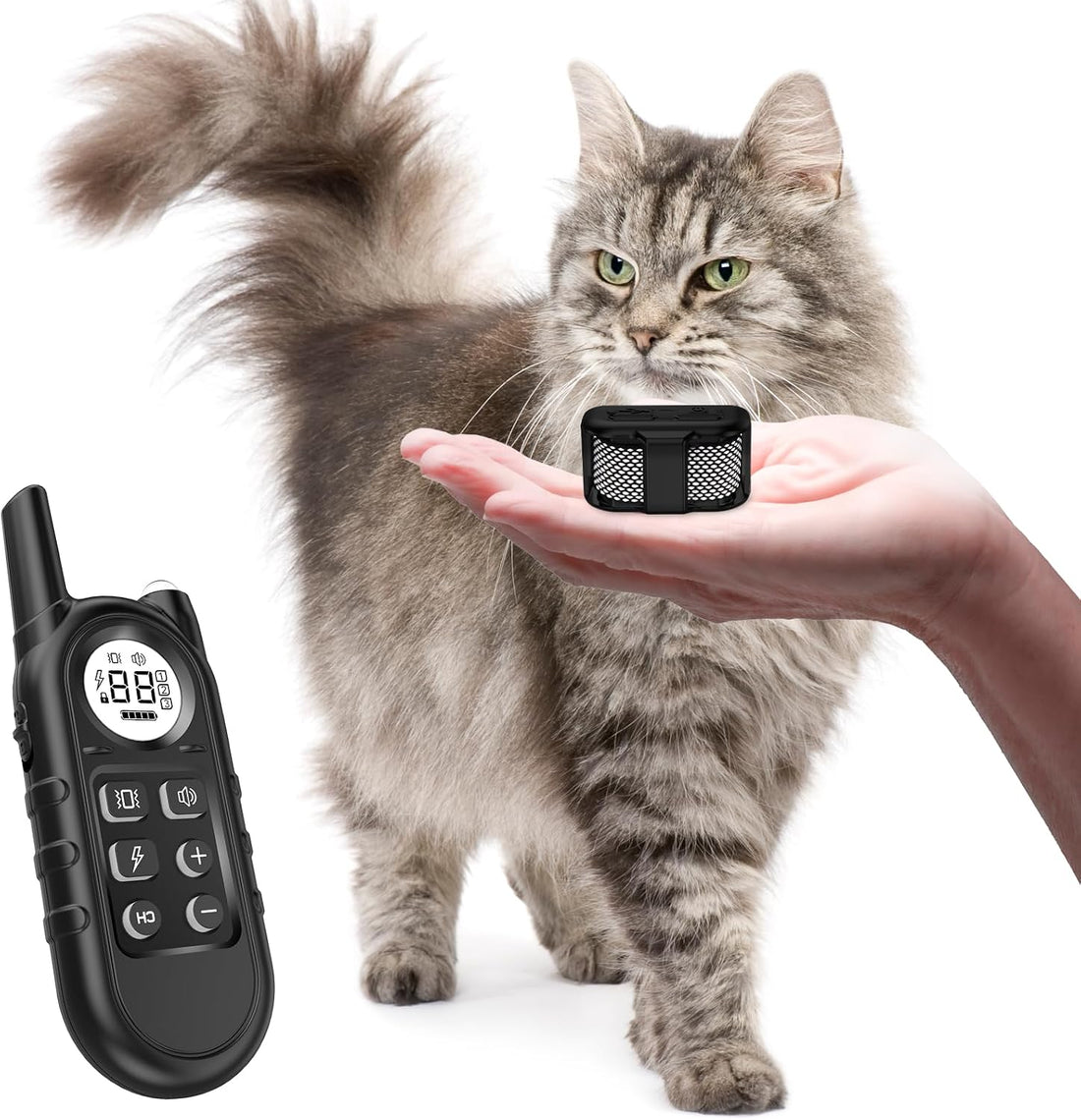 Tiniest Cat Shock Collar, Lightest Cat Training Collar with Remote