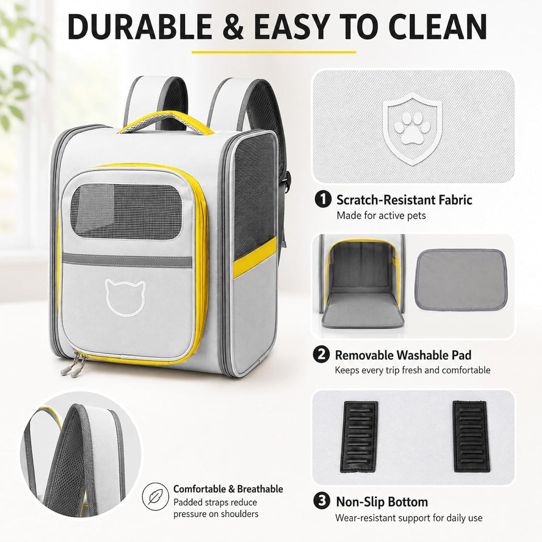 Vivicreate Cat Backpack Carrier for Dogs and Cats Kittens Rabbits