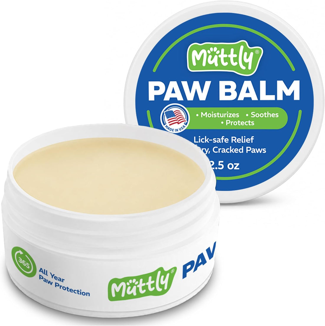 Paw Balm Jar 2.5 oz - Targeted Paw Care with Hands-On Application