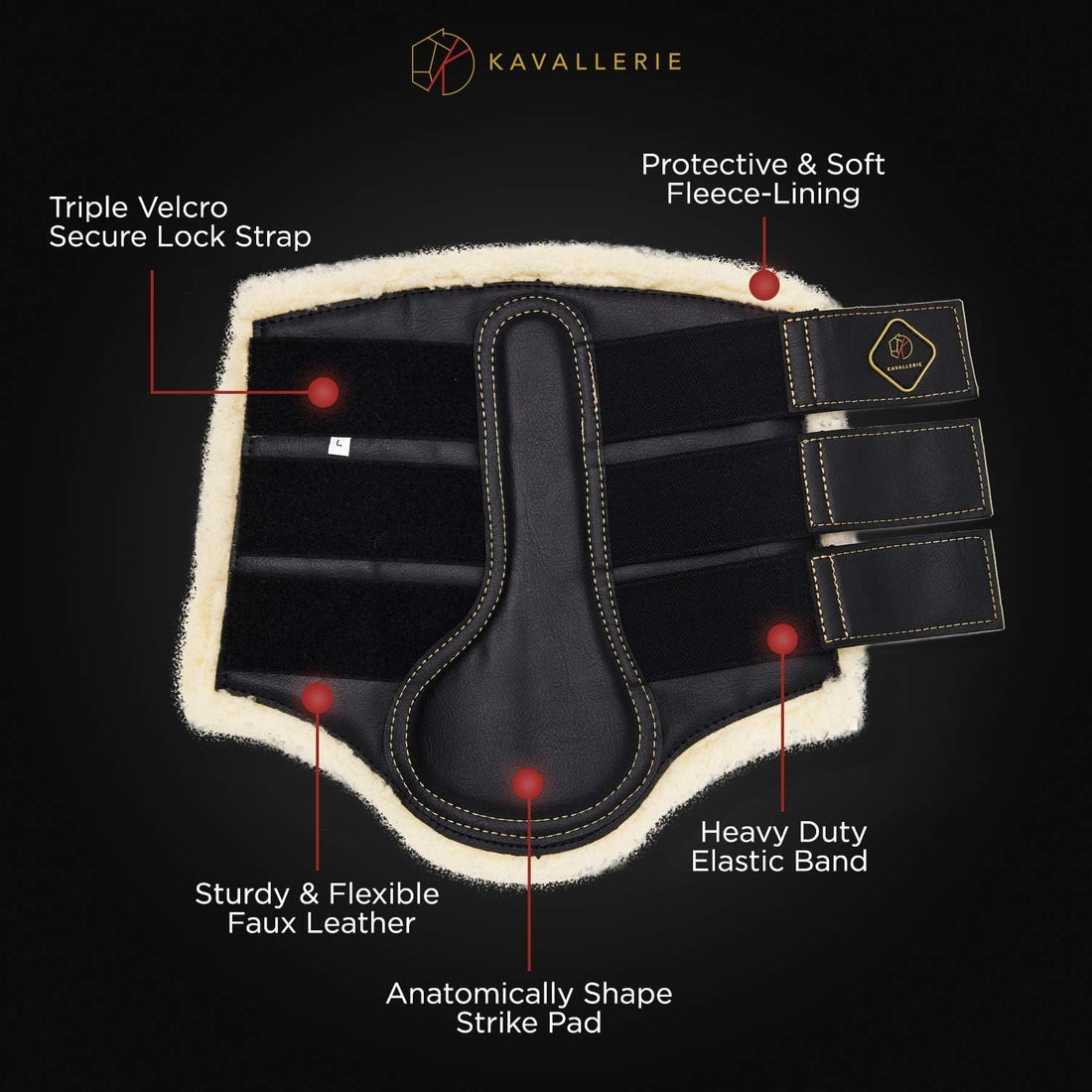 Kavallerie Classic Tendon Boots, Impact-Absorbing Material