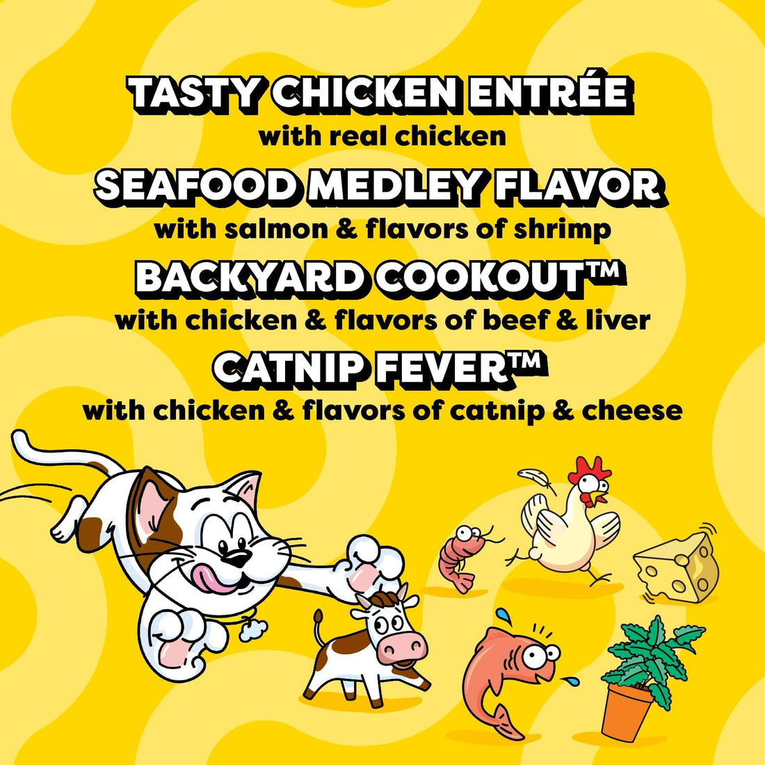 Temptations Bites in Gravy Wet Cat Food, Variety Pack, 3.5 oz