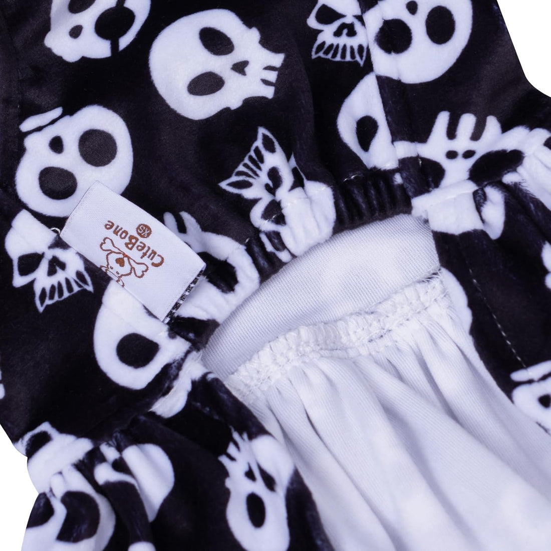 CuteBone Turtleneck Dog Velvet Dress Halloween Puppy Skirt Costume