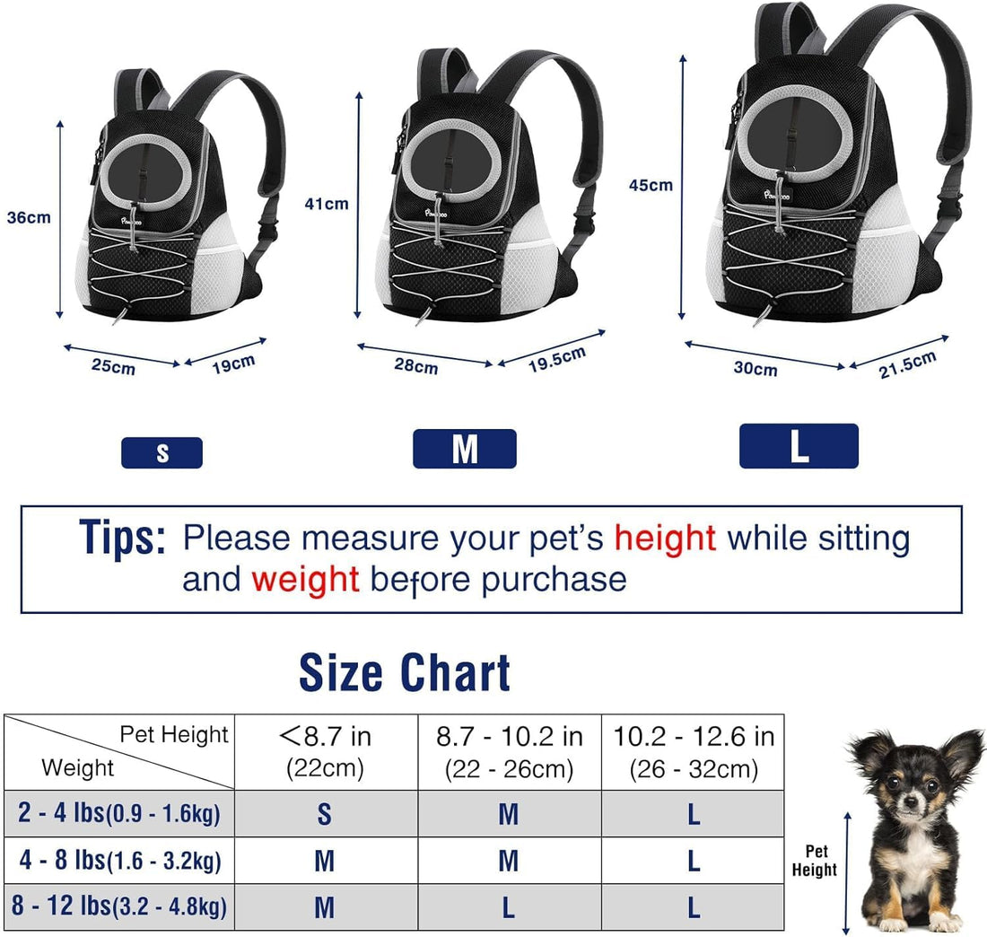 Pawaboo Pet Dog Carrier Backpack
