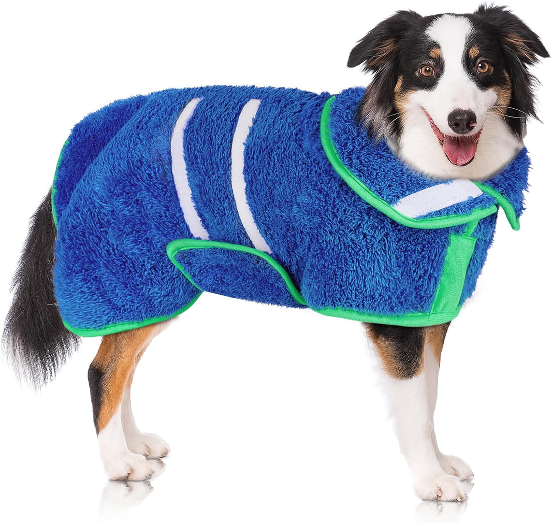 Unicorn Catcher Dog Bathrobe Super Absorbent Quick Drying Robe