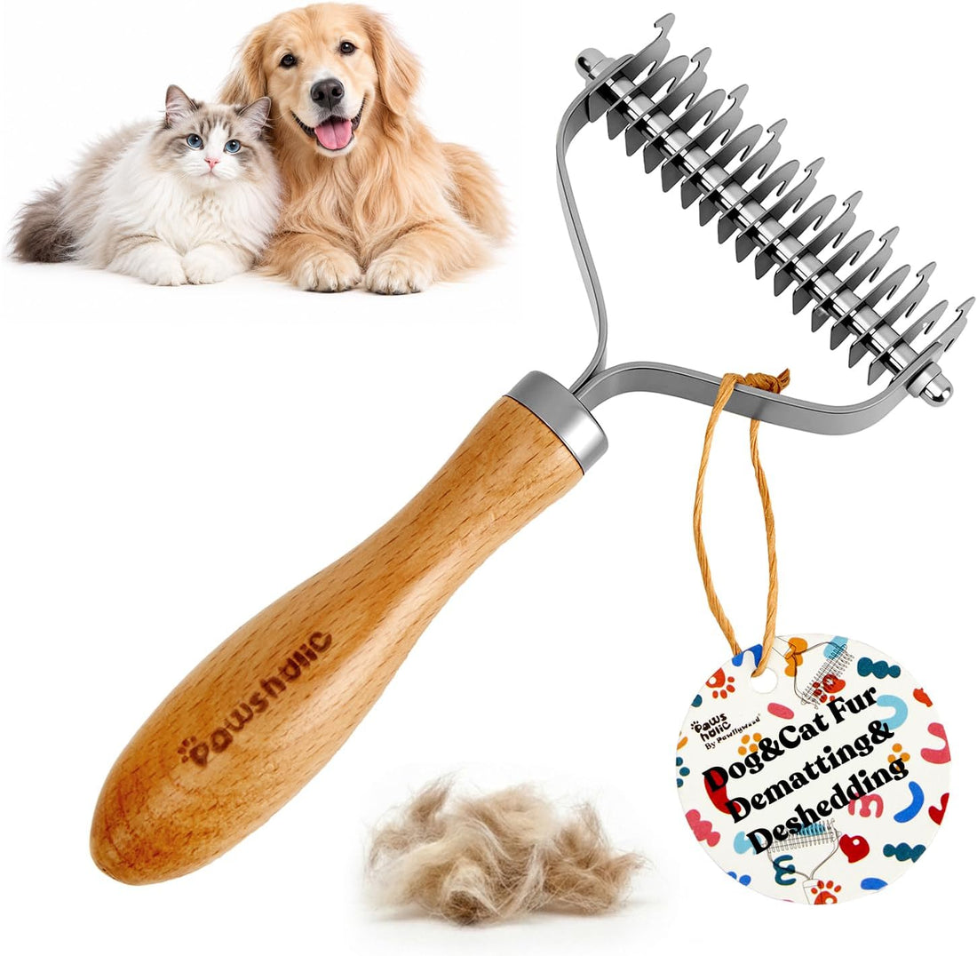PAWSHOLIC Undercoat Rake for Dogs