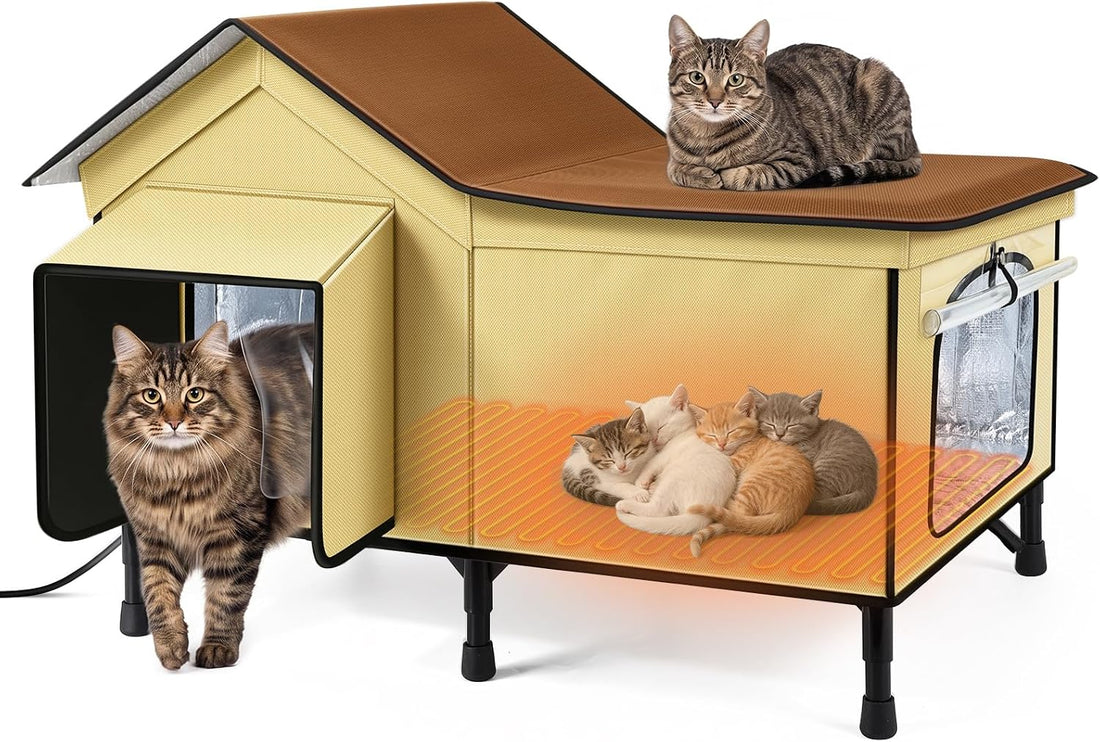Heated Cat House for Outside