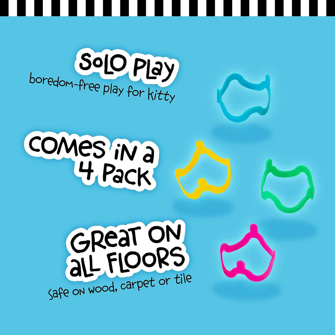 Petmate Interactive Cat Toys - Cat Crazies Multi Pack by Petmate