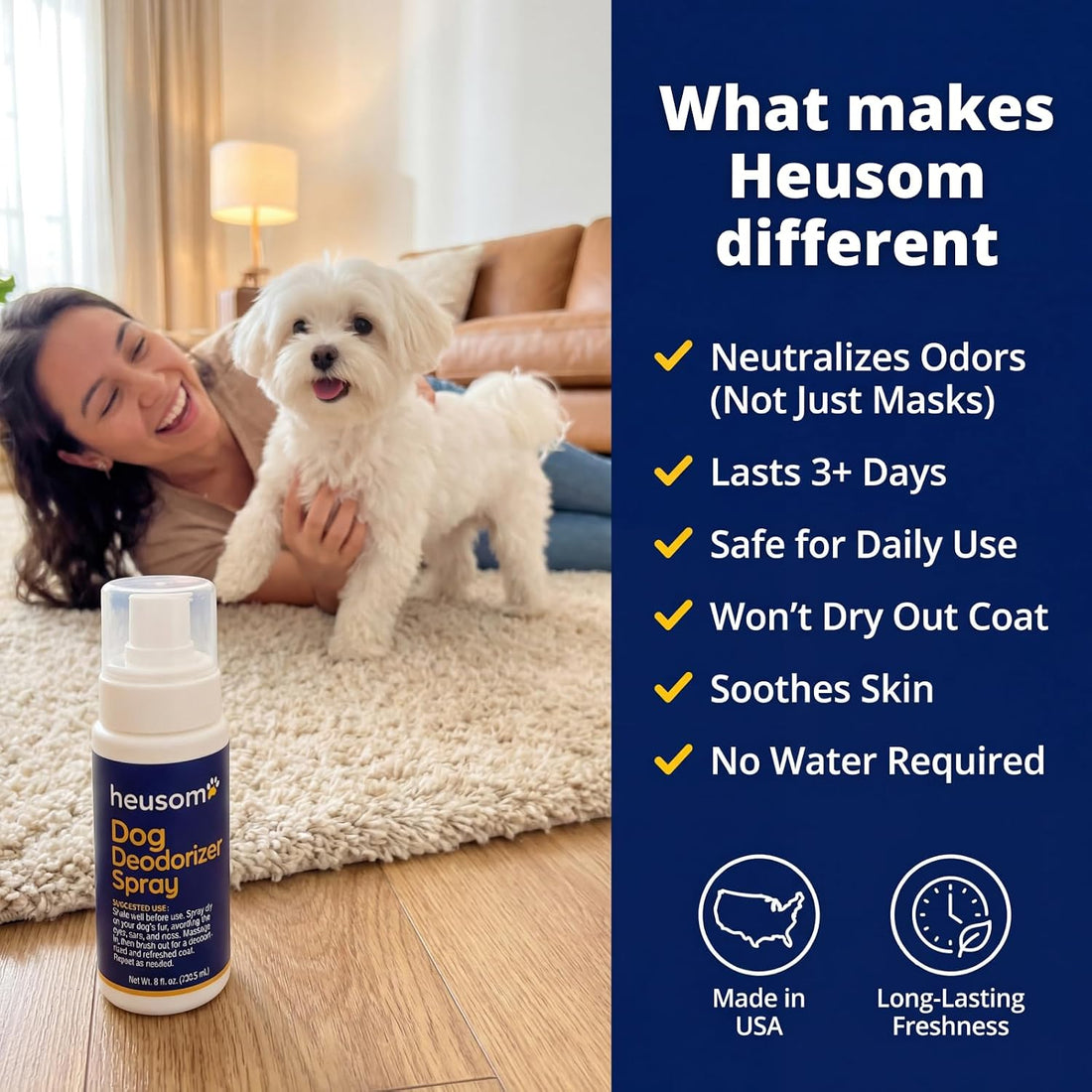 Pet Deodorizer Spray for Odor Control