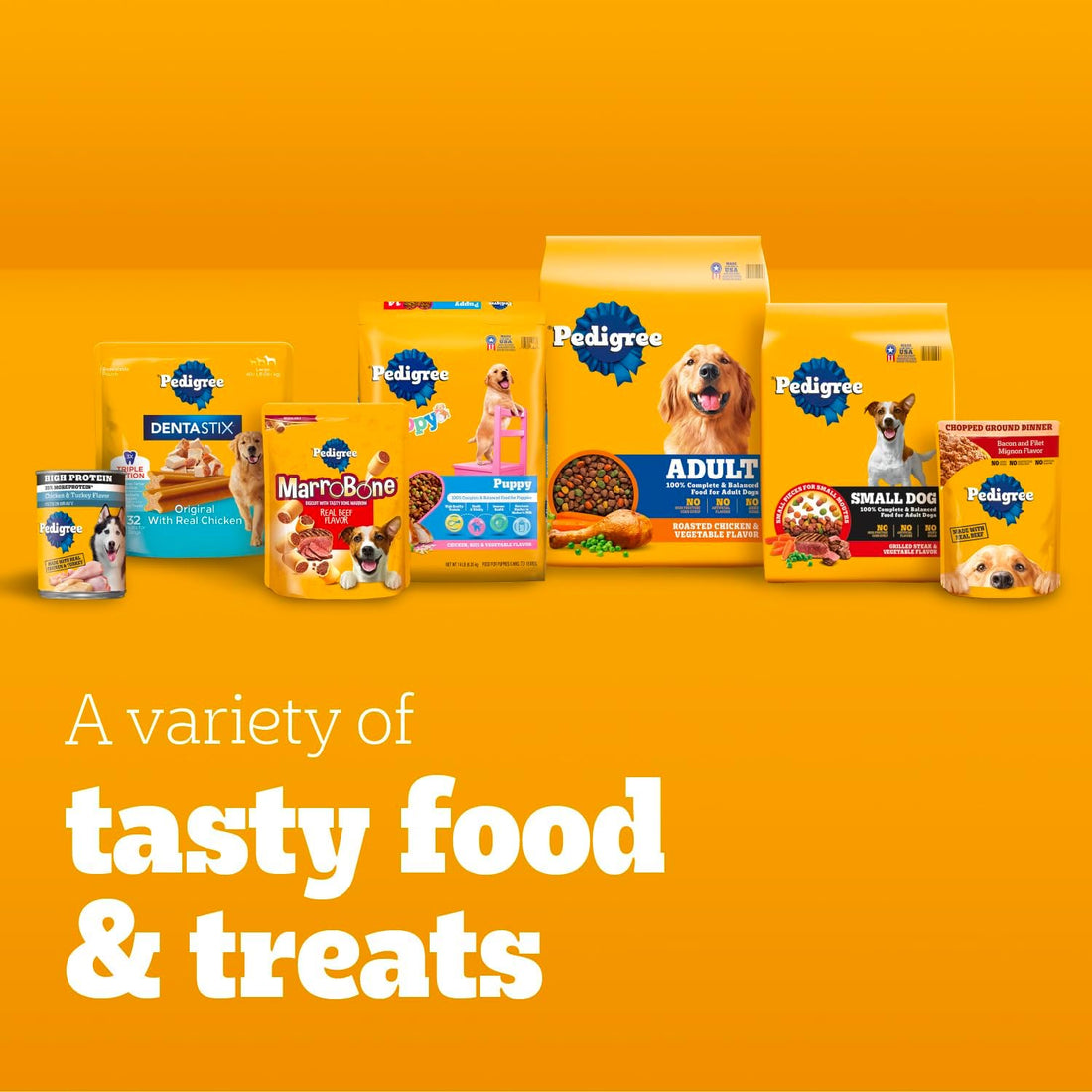 Pedigree Chopped Ground Dinner Adult Soft Wet Dog Food with Chicken