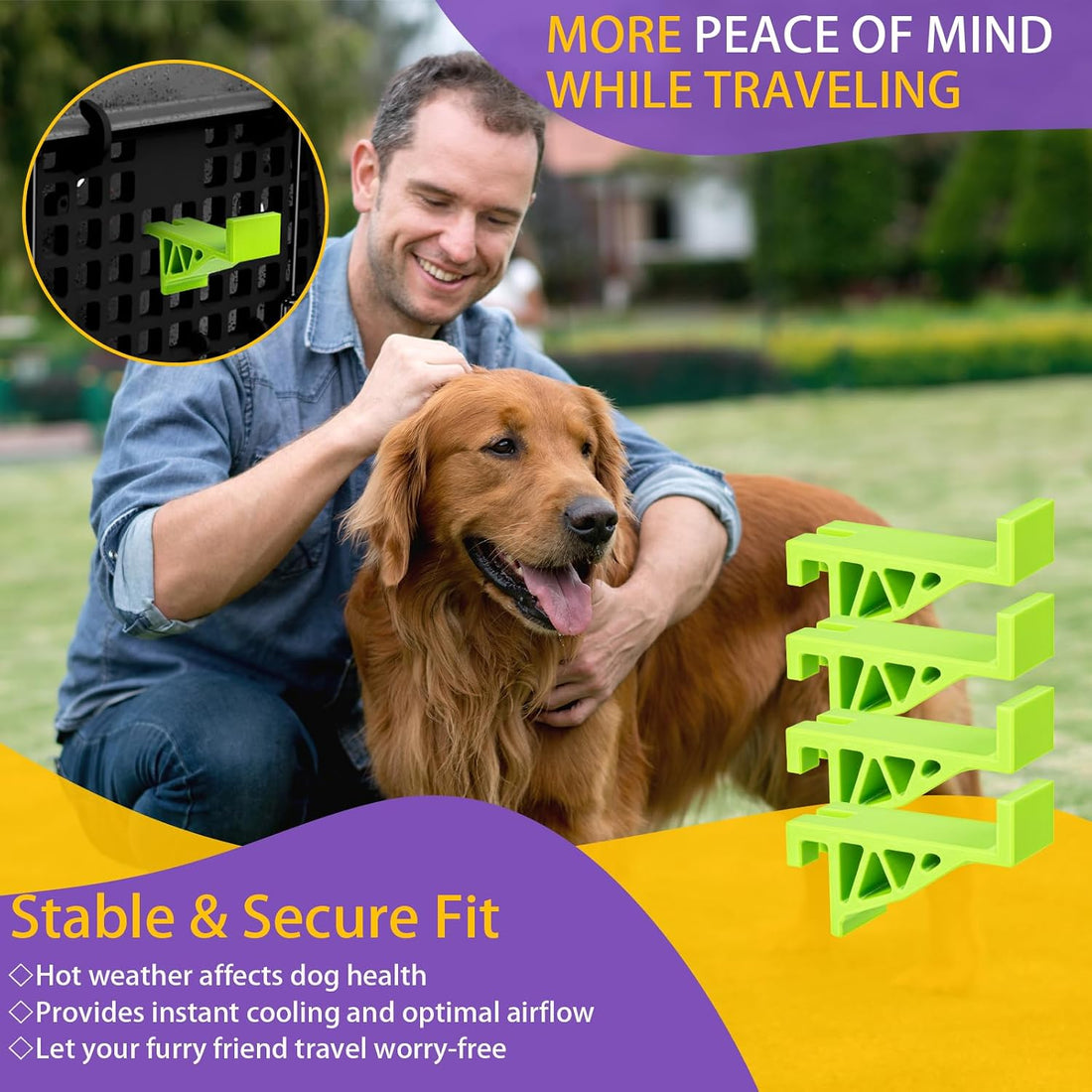 Dog Crate Fan Accessories,for Ryobi &Ruffland Kennel Accessories