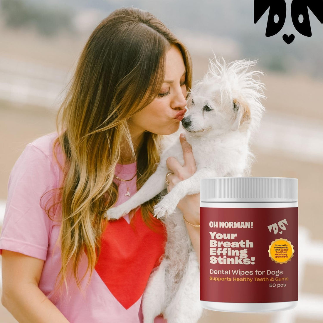 OH NORMAN! Dog Dental Wipes - Vet-Approved Pet Dental Finger Wipes
