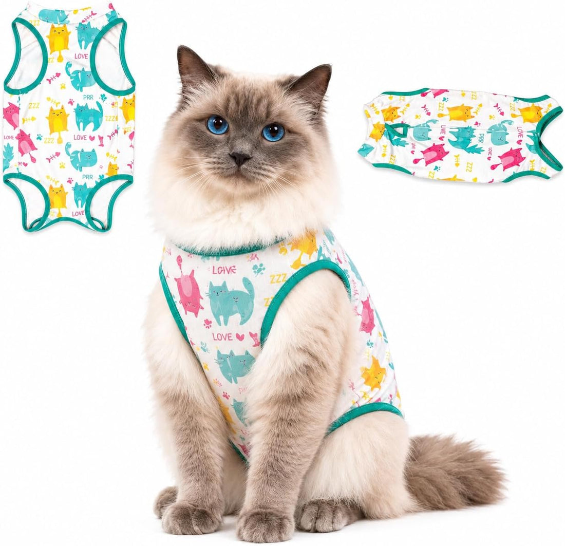 Cat Recovery Suit Surgical Onesie - Post Surgery