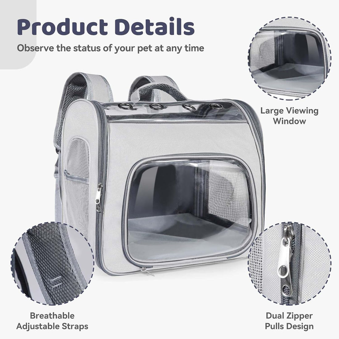 Airline Approved Cat Soft-Sided Carrier Backpack